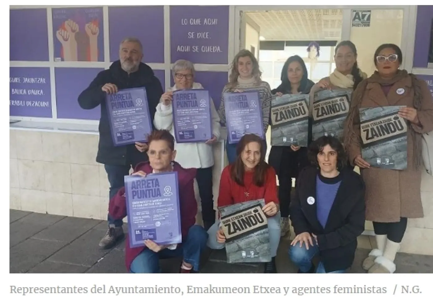 Astigarraga refuerza la atención a mujeres durante la temporada del txotx