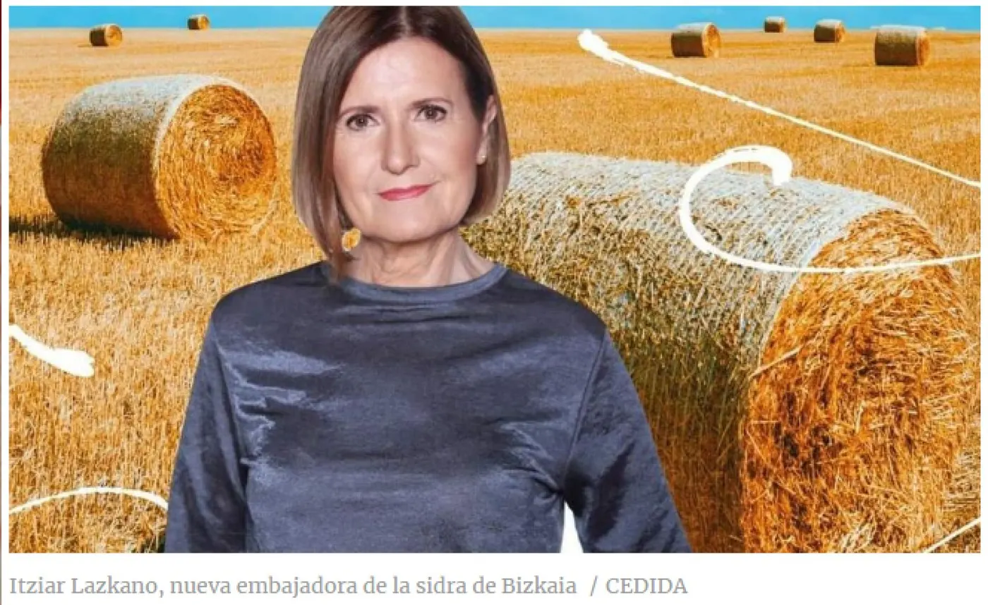 Itziar Lazkano será la nueva embajadora de la sidra de Bizkaia
