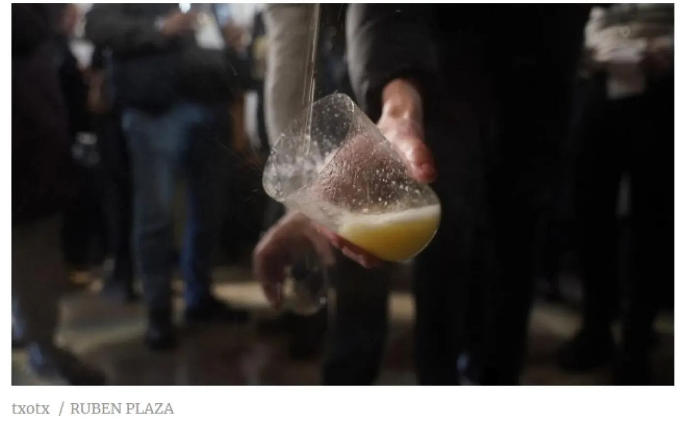 Temporada de txotx 2025: Gure Zirkua inaugura la cosecha en Astigarraga