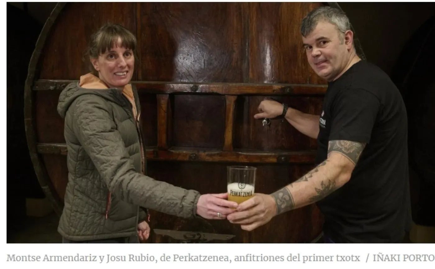 Perkatzenea Sagardotegia ha iniciado su temporada