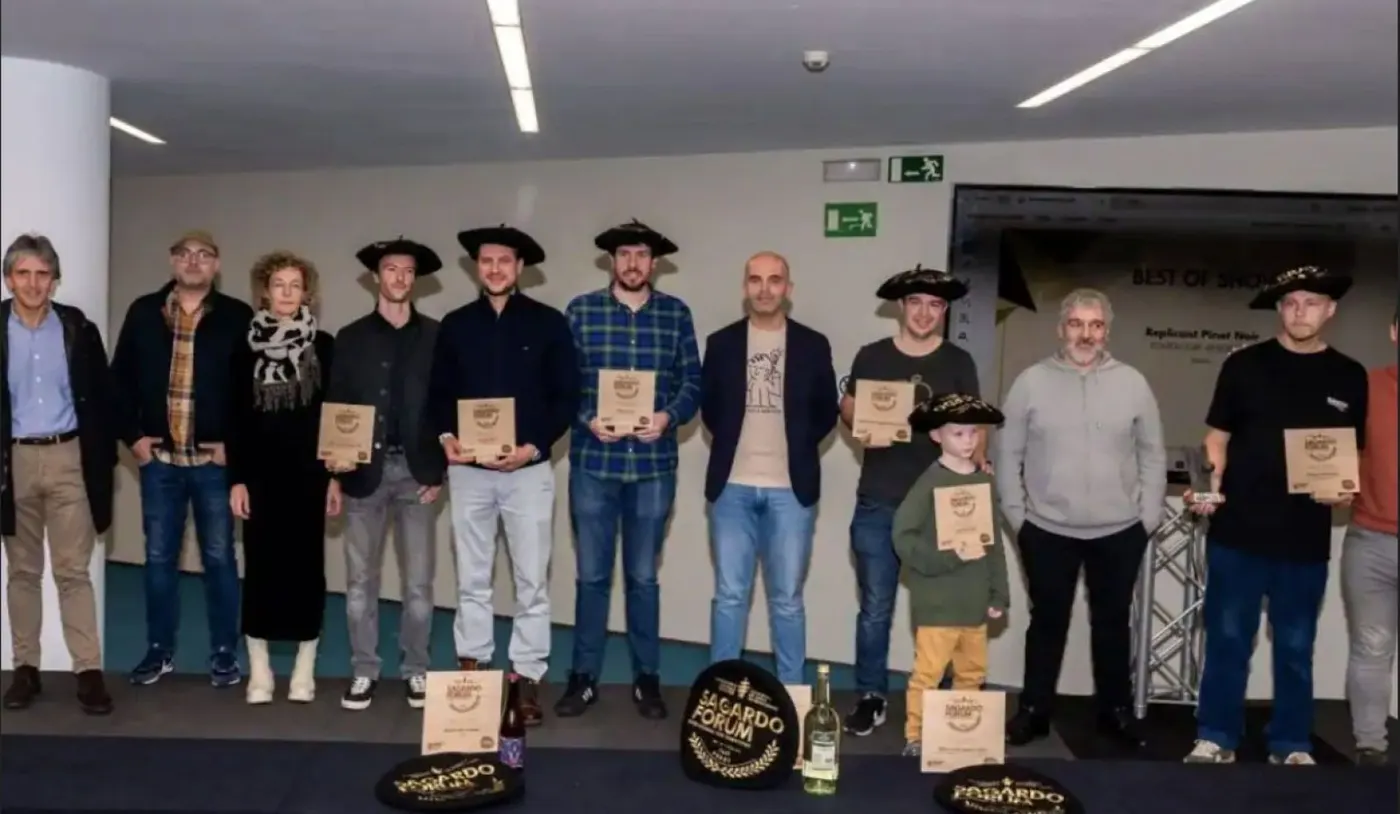 Zapiain Sagardotegia, premiada en el concurso de sidras de Sagardo Forum